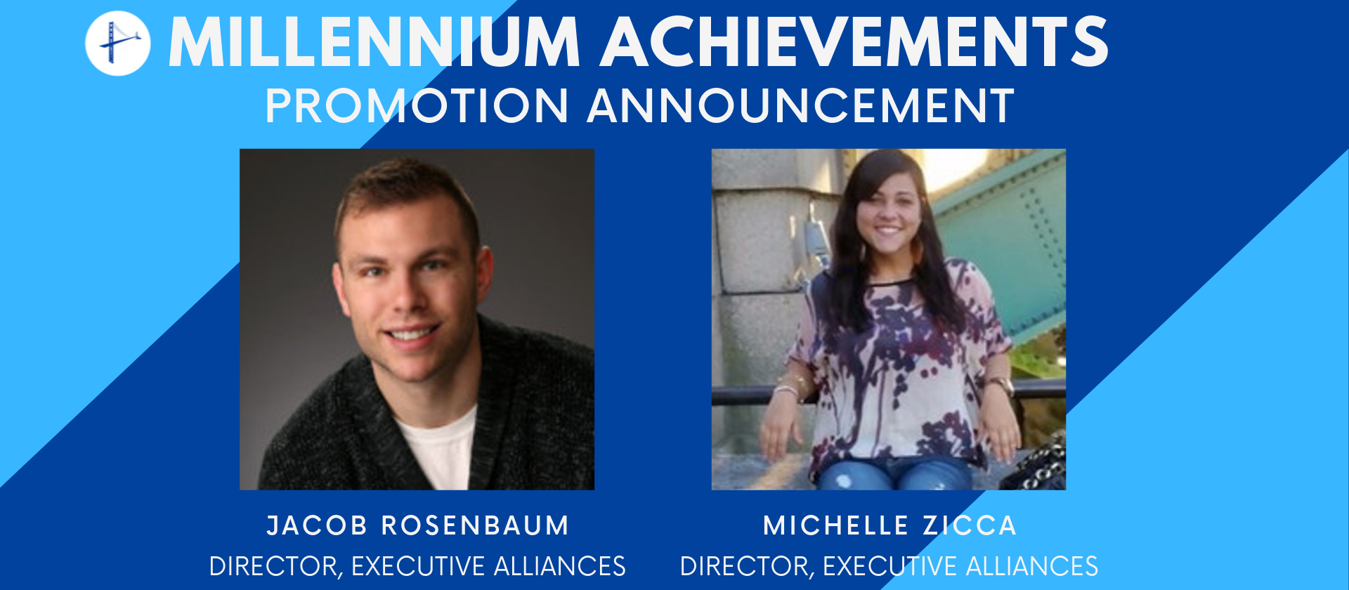 Millennium Achievements: Congrats Jacob and Michelle!