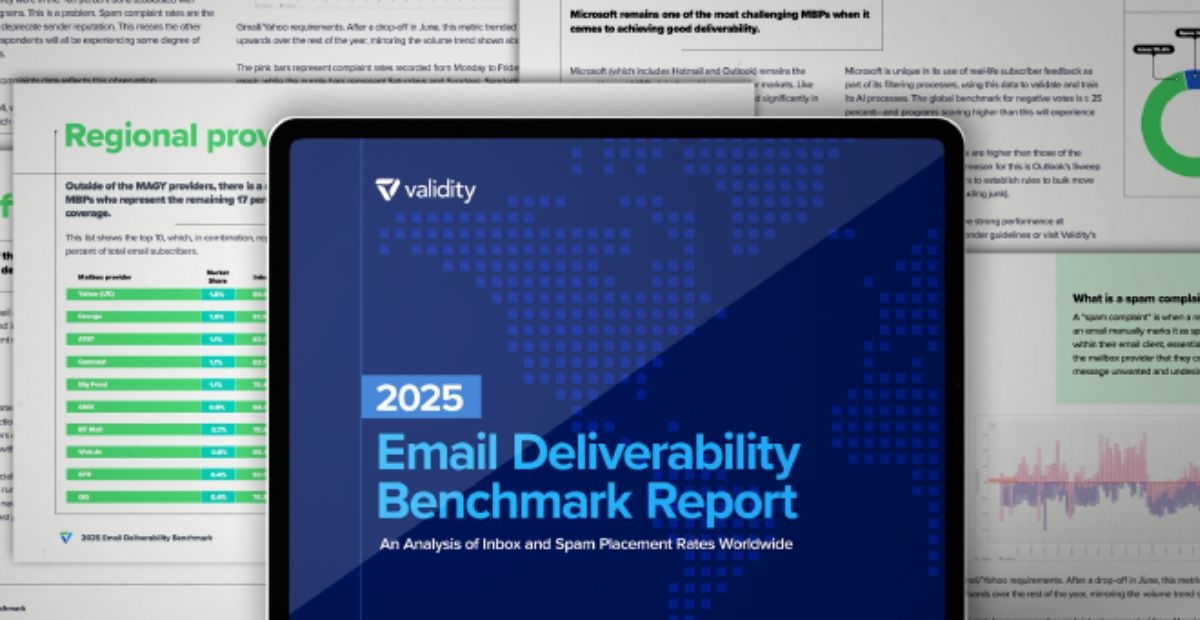 2025 Email Deliverability Benchmark Report with Validity