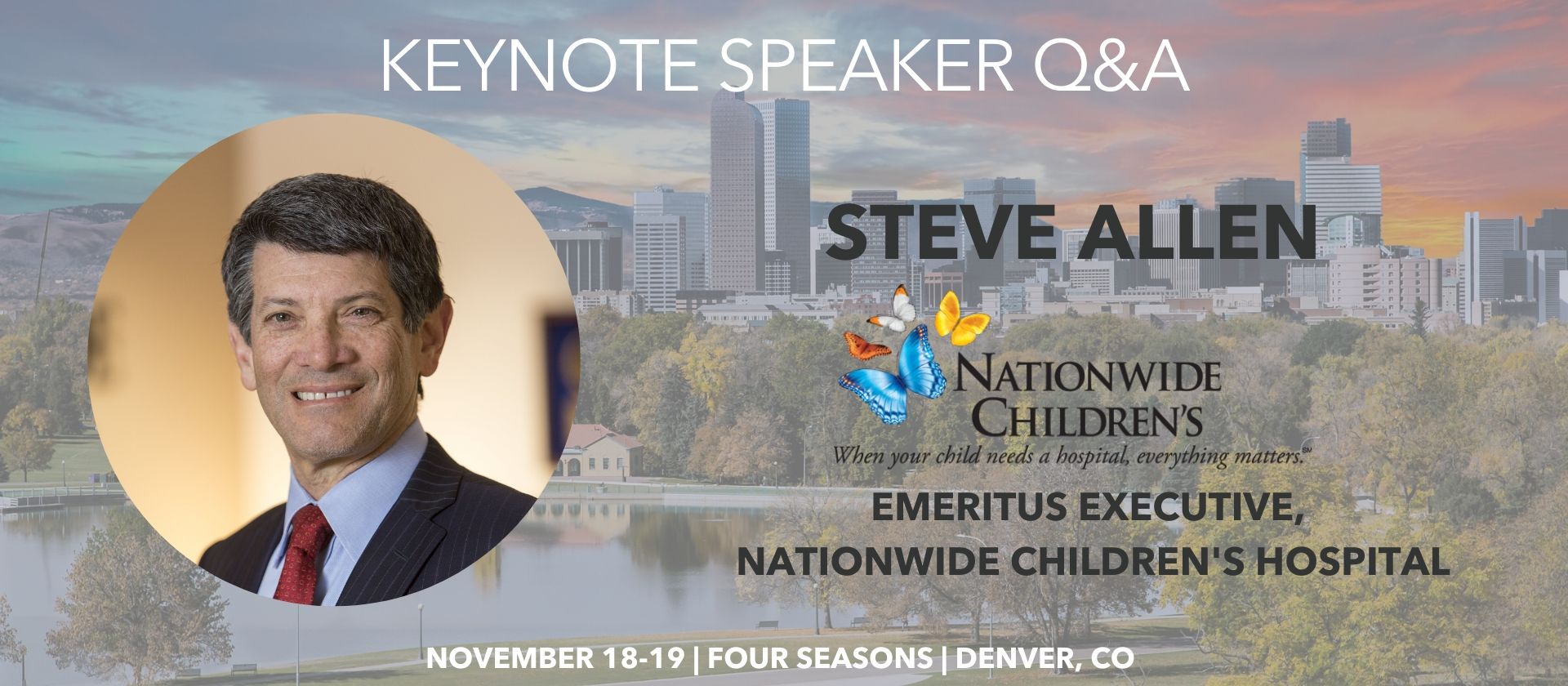 Steve Allen Nationwide Children's Keynote Speaker Q&A