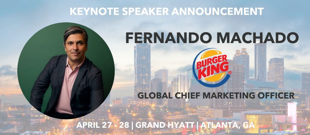 Fernando Machado Keynote Speaker Global CMO Grand Hyatt Atlanta