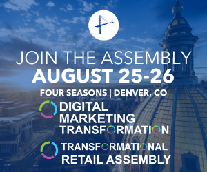 digital marketing and retail assembly event ad