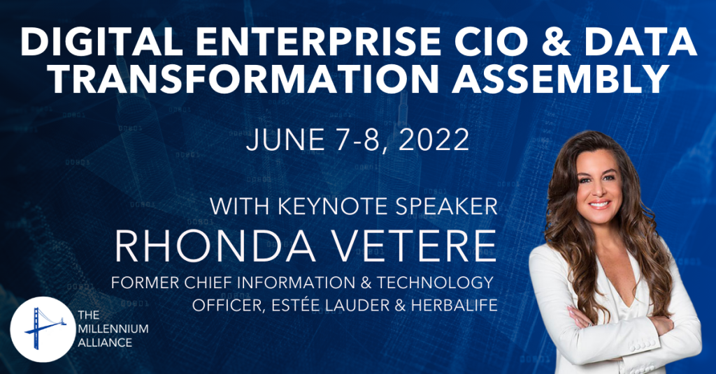 Rhonda Vetere, Former CIO & CTO of Estée Lauder & Herbalife, Returns as Keynote Speaker for our Digital Enterprise CIO & Data Transformation Assembly!