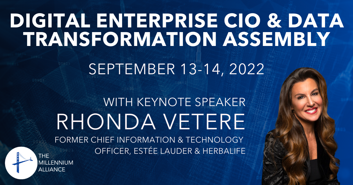 Rhonda Vetere, Former CIO & CTO of Estée Lauder & Herbalife, Returns as Keynote Speaker for our Digital Enterprise CIO & Data Transformation Assembly!