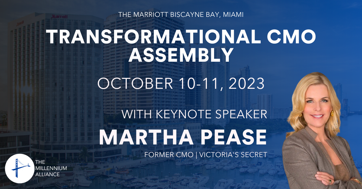 Martha Pease, Former CMO of Victoria’s Secret, Keynotes Our Transformational CMO Assembly!
