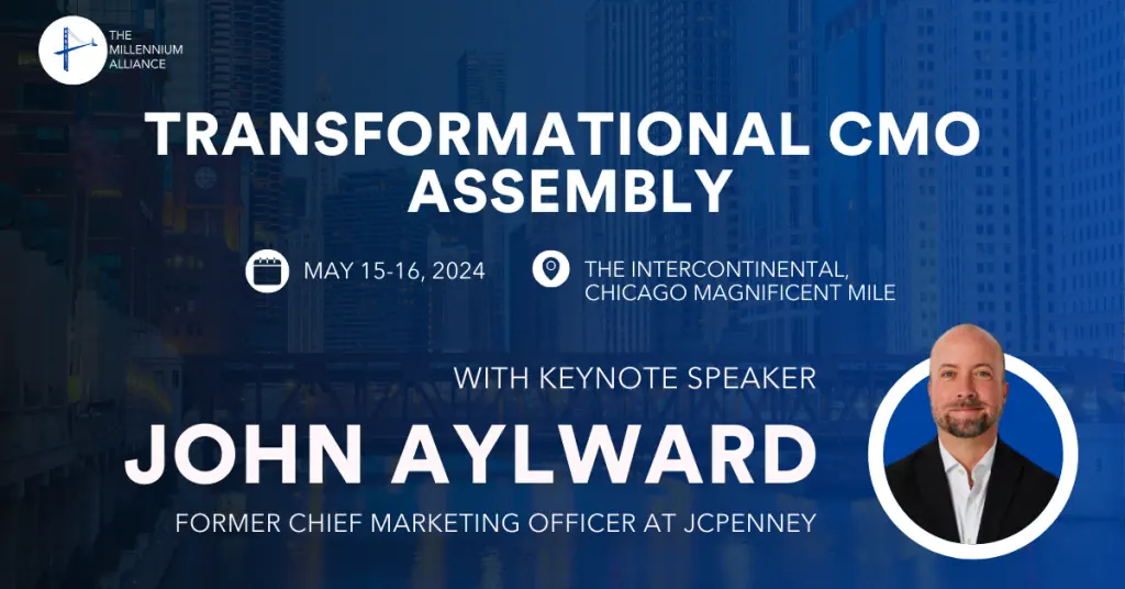 John Aylward, Former CMO at JCPenney Keynotes Transformational CMO Assembly on May 15-16th!