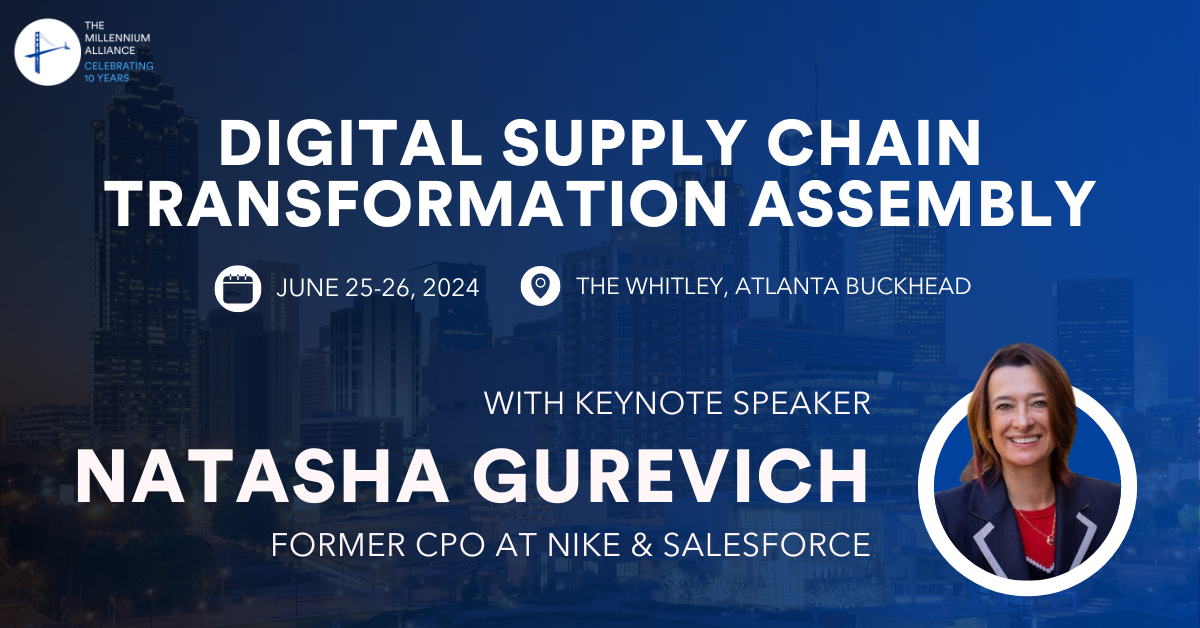 Natasha Gurevich, Former CPO at Nike & Salesforce Keynotes Digital Supply Chain Transformation Assembly on June 25-26th!