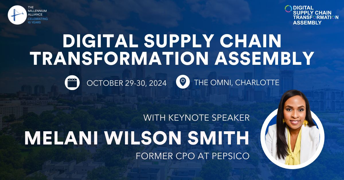 Melani Wilson Smith, Former CPO at PepsiCo Keynotes Our Digital Supply Chain Transformation Assembly on October 29-30, 2024 at The Omni in Charlotte!